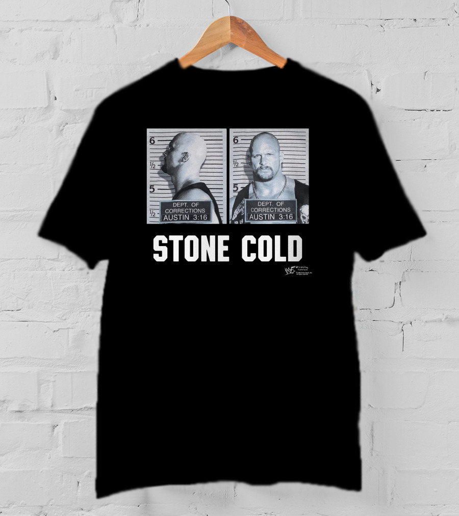 Dept Of Corrections Austin 3:16 Mugshot Stone Cold Steve Austin WWF Wrestling T-Shirt
