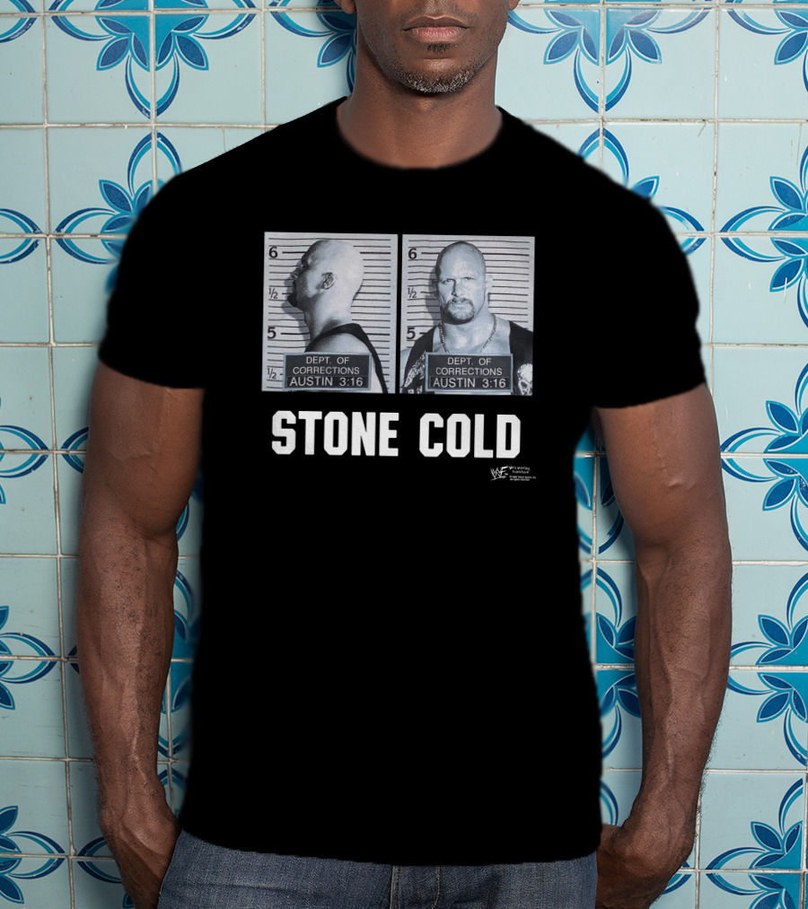 Dept Of Corrections Austin 3:16 Mugshot Stone Cold Steve Austin WWF Wrestling T-Shirt