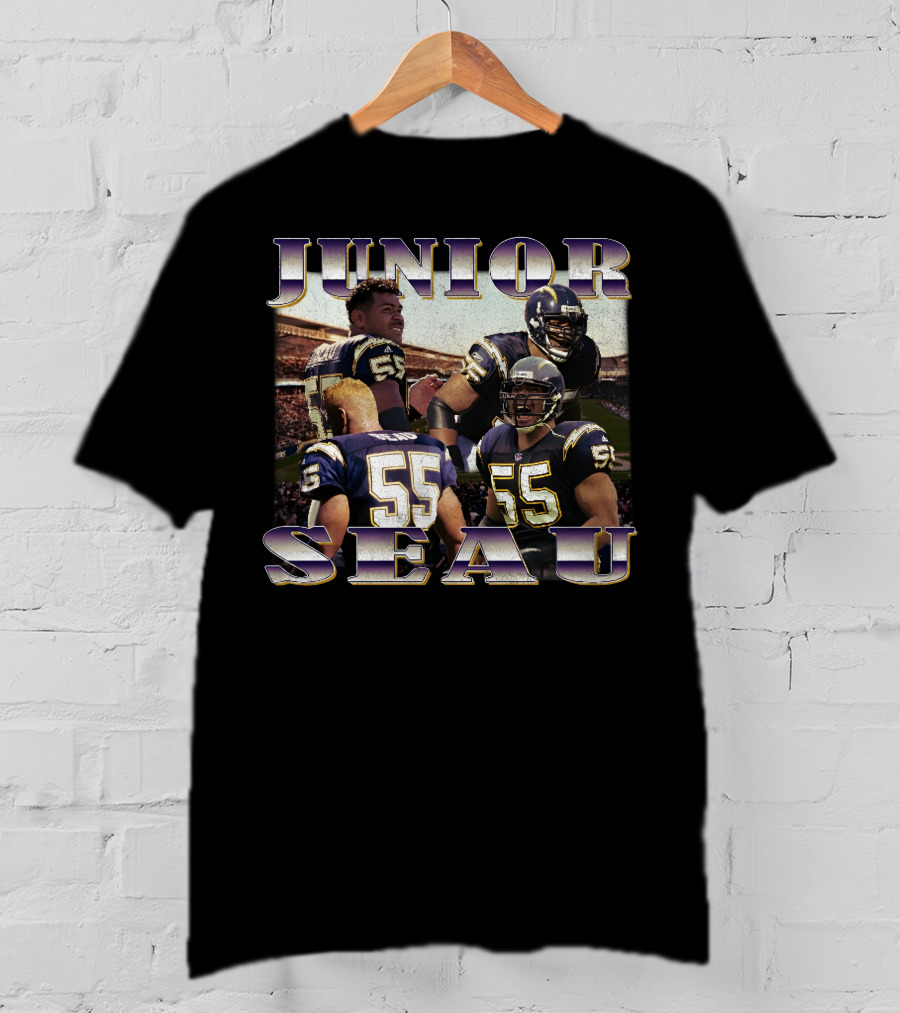 Junior Seau Los Angeles Chargers NFL Legend 55 T-Shirt