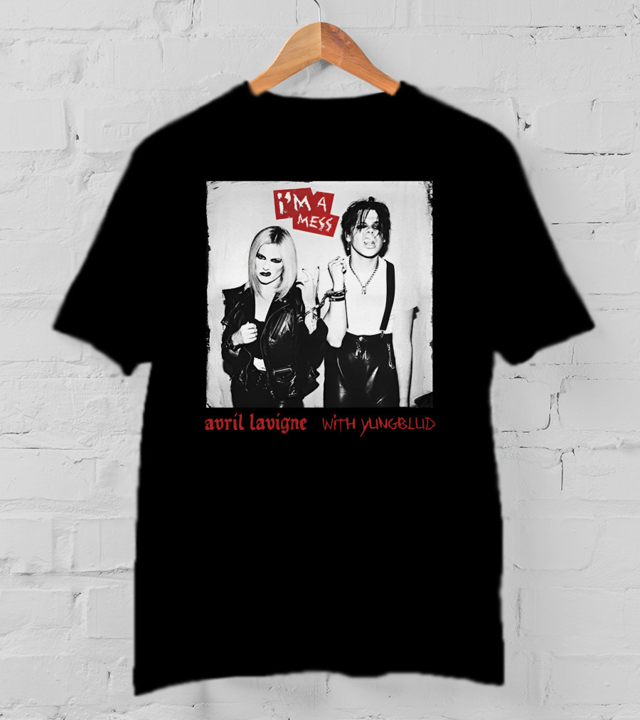 Avril Lavigne I'm A Mess With Yungblud T-Shirt