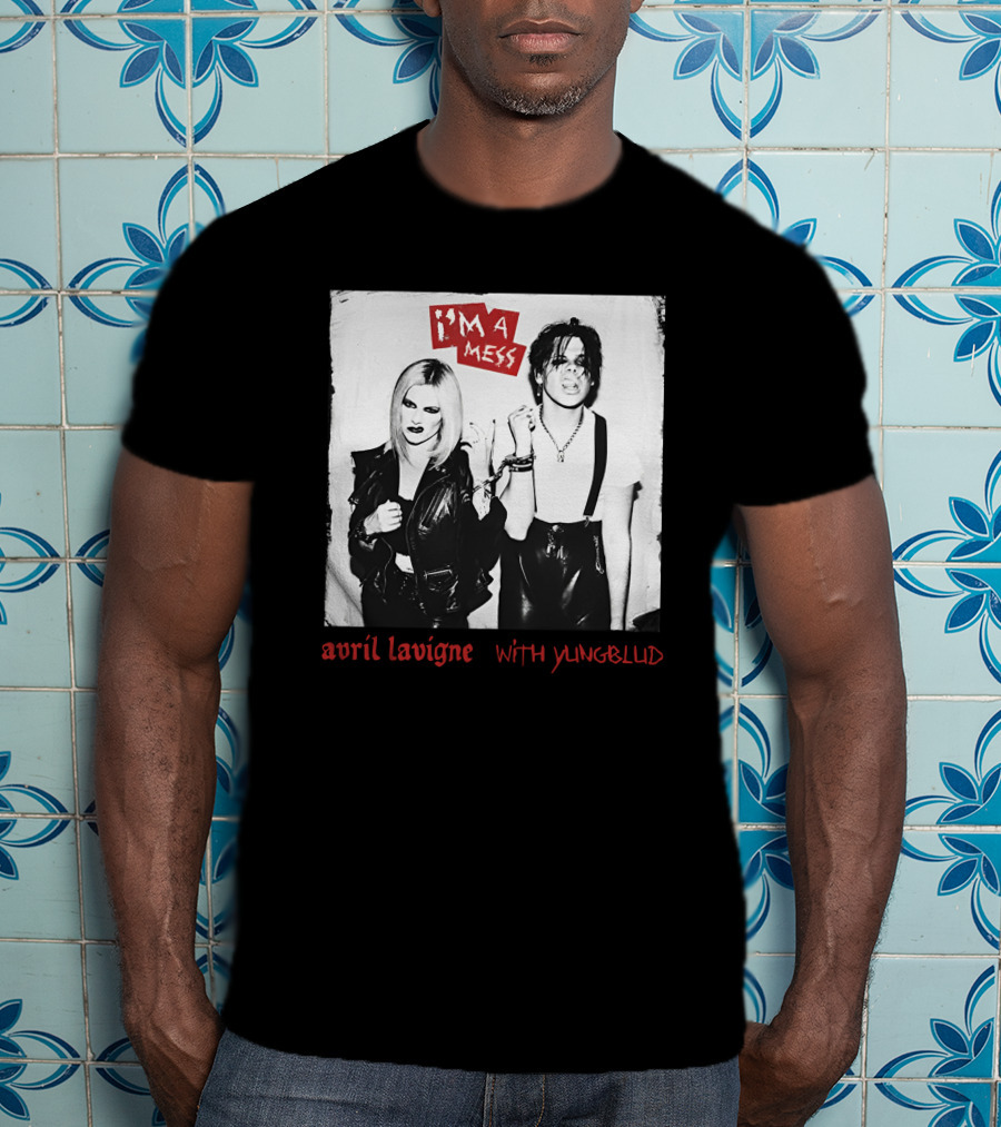 Avril Lavigne I'm A Mess With Yungblud T-Shirt