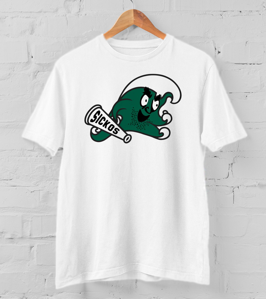 Sickos Committee Mascot Waving A Megaphone T-Shirt