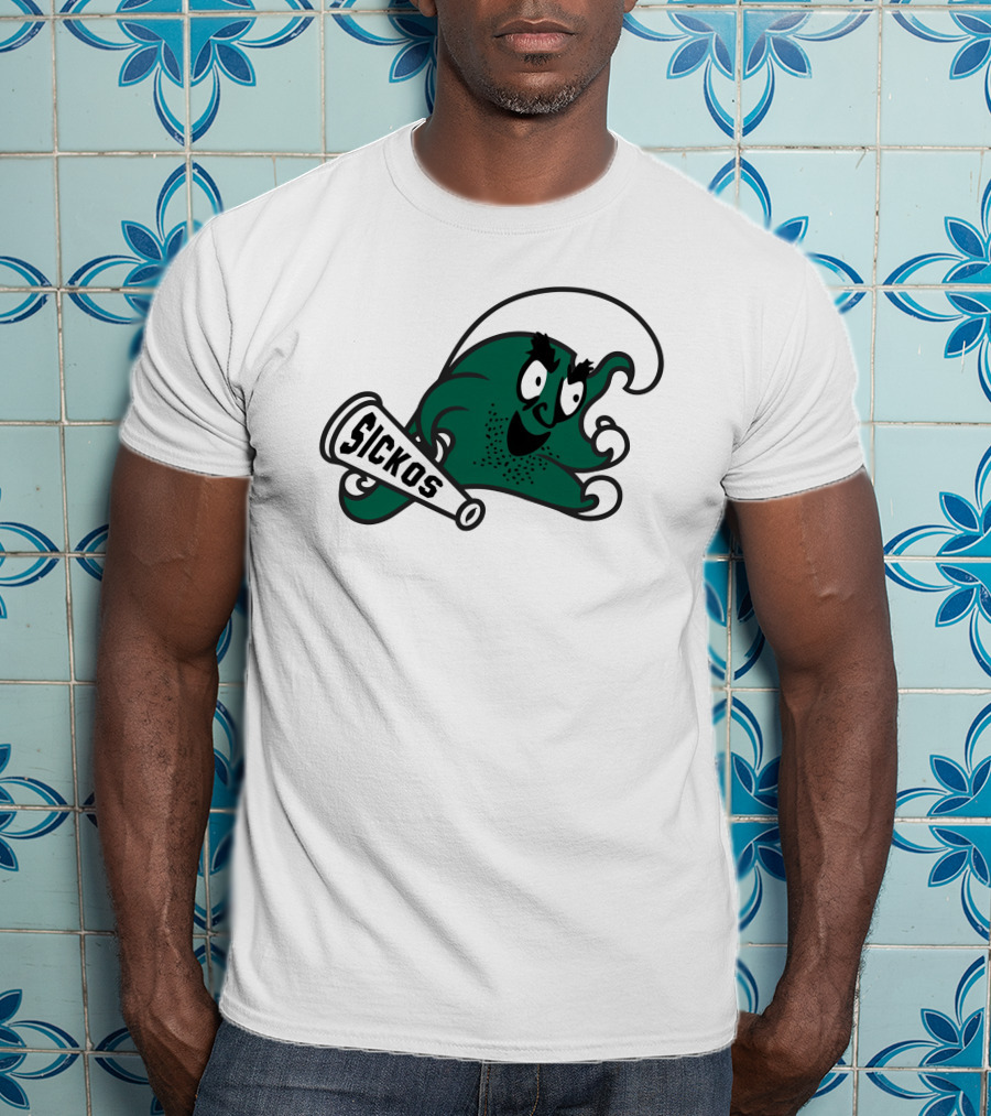 Sickos Committee Mascot Waving A Megaphone T-Shirt