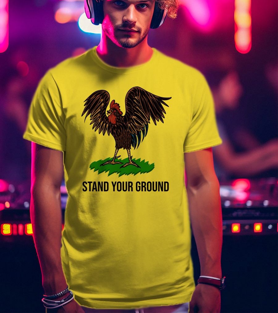 Tim Pool Stand Your Ground Rooster T-Shirt