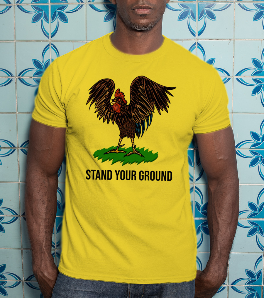 Tim Pool Stand Your Ground Rooster T-Shirt