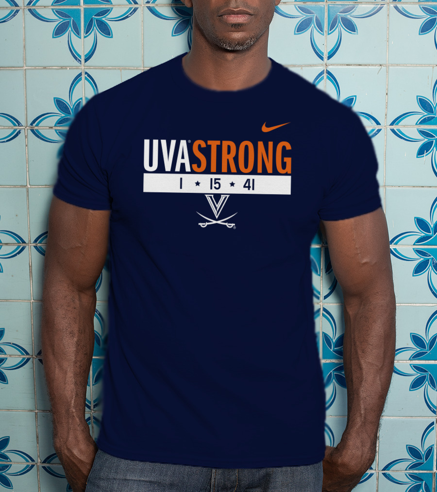 UVA Strong 1 15 41 Basketball Virginia Cavaliers T-Shirt