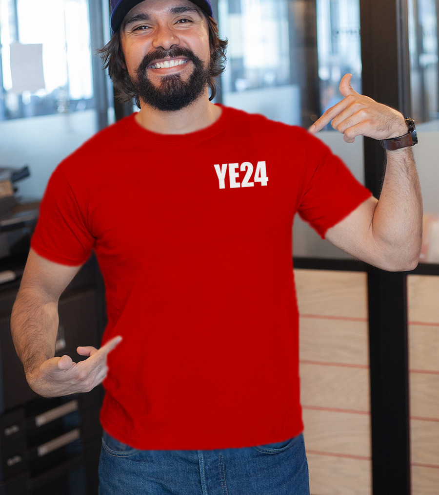Ye24 Donda's Place Campaign Text White T-Shirt