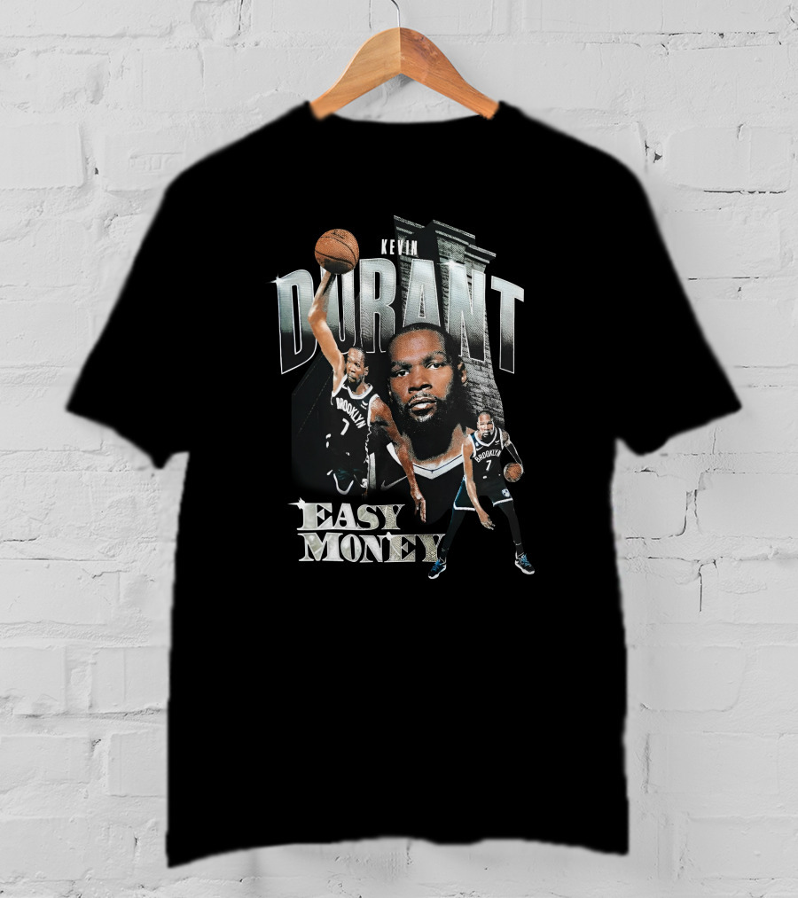 Kevin Durant Brooklyn Easy Money Basketball T-Shirt