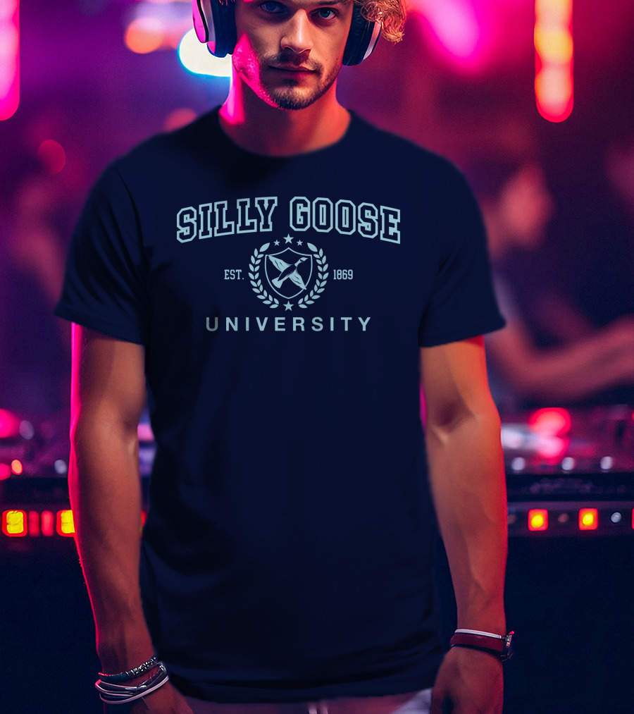 Silly Goose University Est 1869 Laurel Crest T-Shirt