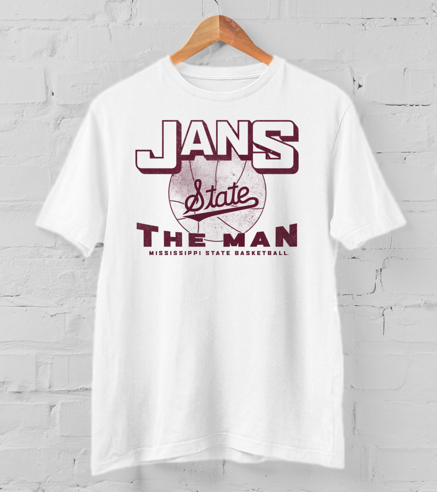 Jans State The Man Mississippi State Basketball T-Shirt