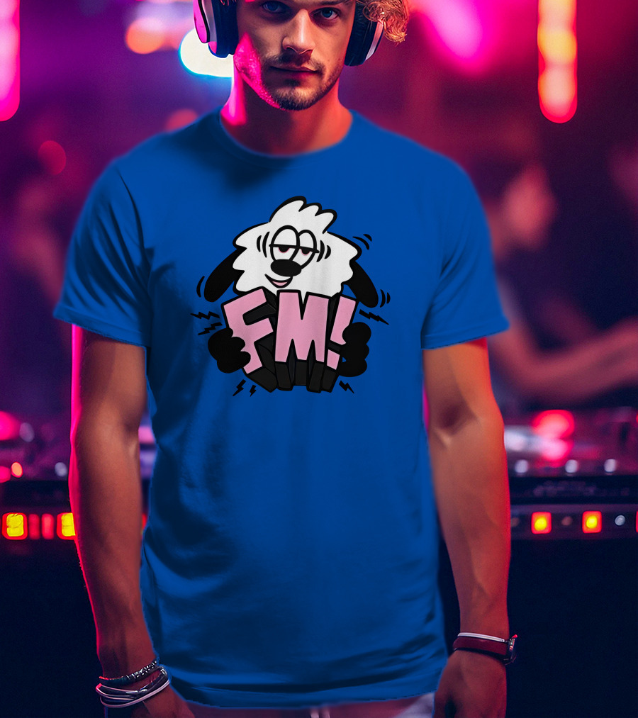 Vs X Verdy FM Cartoon Sheep Complex Con Blue T-Shirt