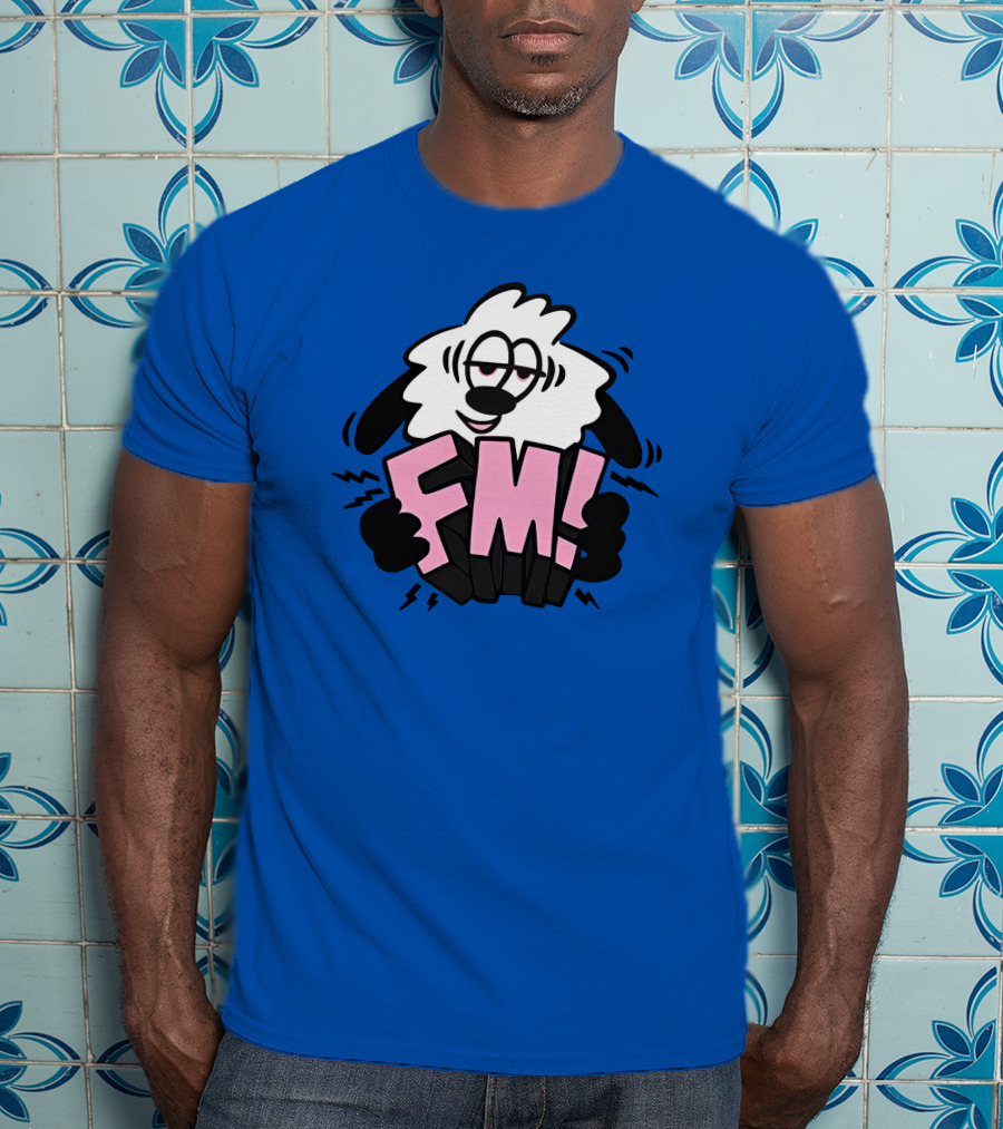 Vs X Verdy FM Cartoon Sheep Complex Con Blue T-Shirt