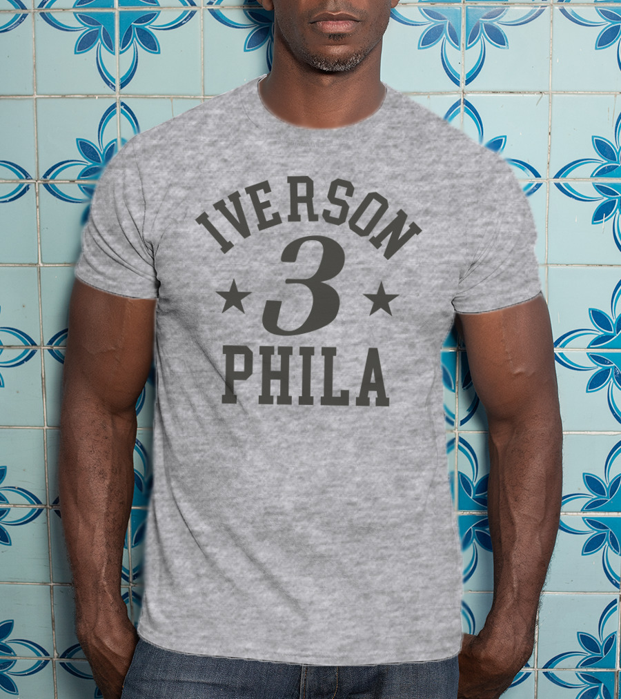 Iverson 3 Phila Stars Basketball Philadelphia T-Shirt