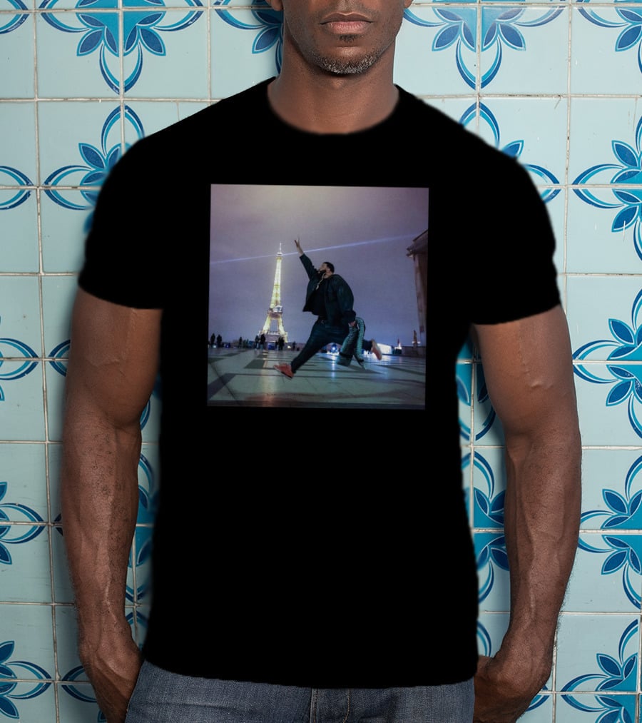 Dj Khaled Air Jordan Jumpman Eiffel Tower Paris Scene T-Shirt