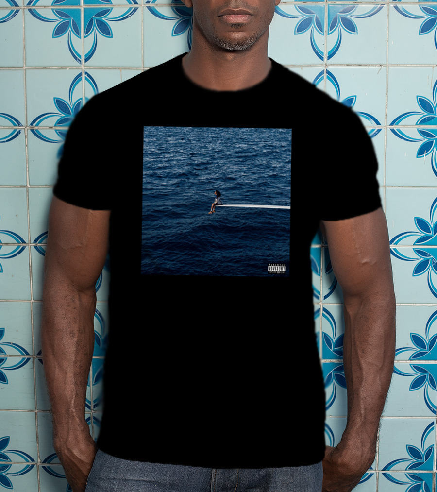 I Survived The Sza Drought SOS Album Cover Ocean T-Shirt