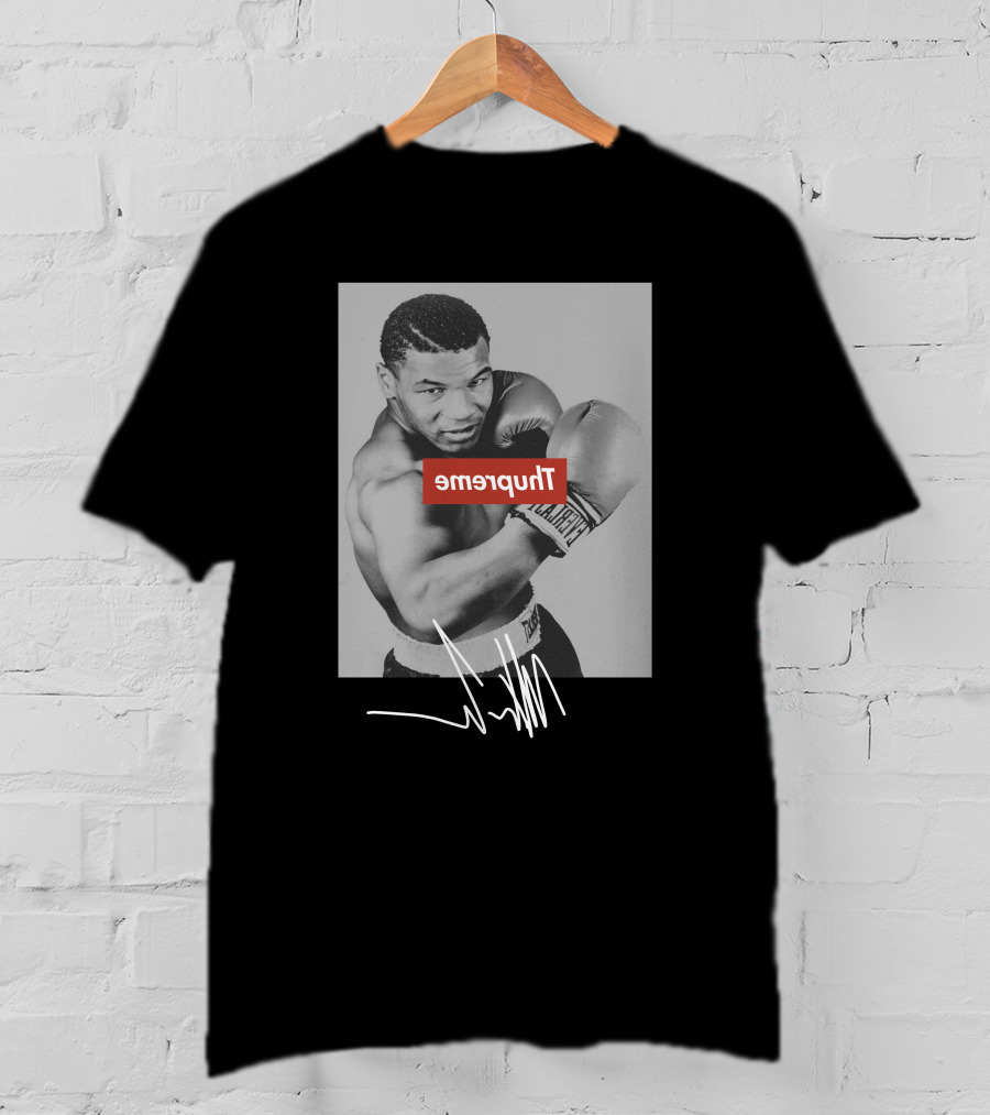 Alycia Baumgardner Thupreme Mike Tyson Signature Boxing Legend T-Shirt