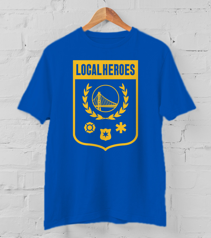 Local Heroes Badge With Bridge And Emblems T-Shirt