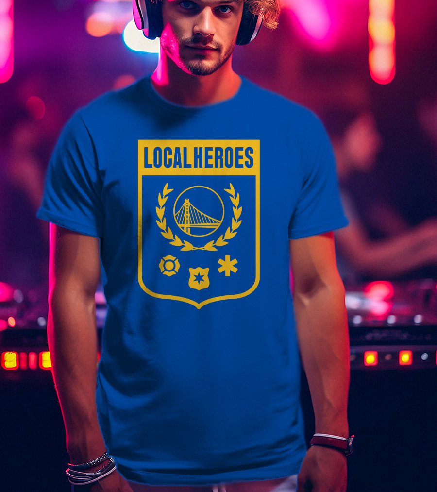Local Heroes Badge With Bridge And Emblems T-Shirt