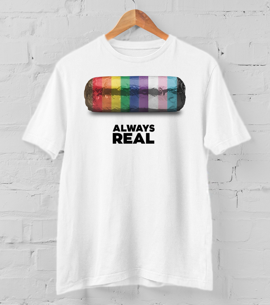 Always Real Burrito Colors T-Shirt