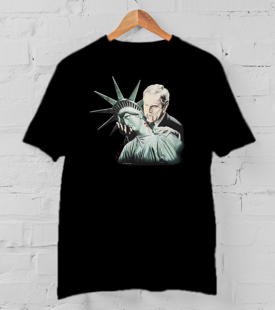 2005 George Bush Alex Ross Vampire Lady Liberty Sean Wotherspoon Vintage Rap T-Shirt