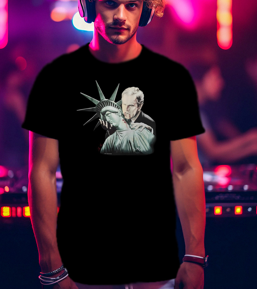 2005 George Bush Alex Ross Vampire Lady Liberty Sean Wotherspoon Vintage Rap T-Shirt