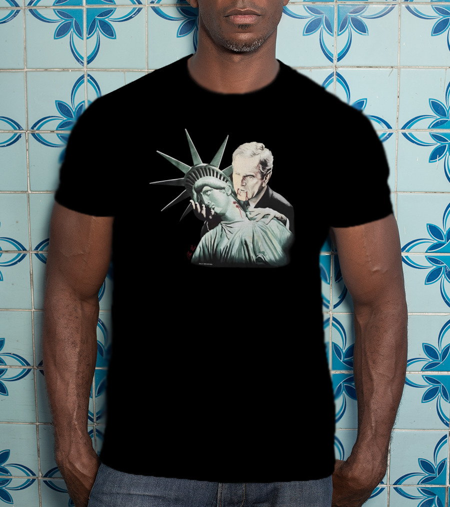 2005 George Bush Alex Ross Vampire Lady Liberty Sean Wotherspoon Vintage Rap T-Shirt