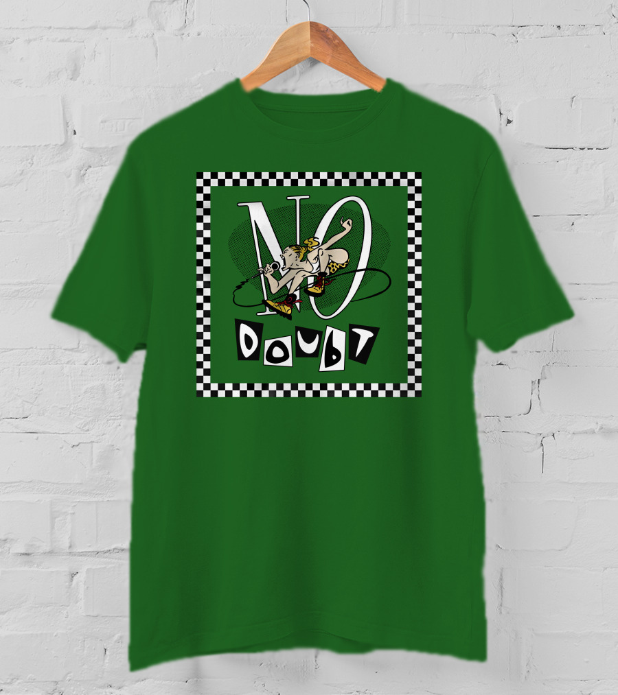 No Doubt Trapped In A Box Checkered T-Shirt
