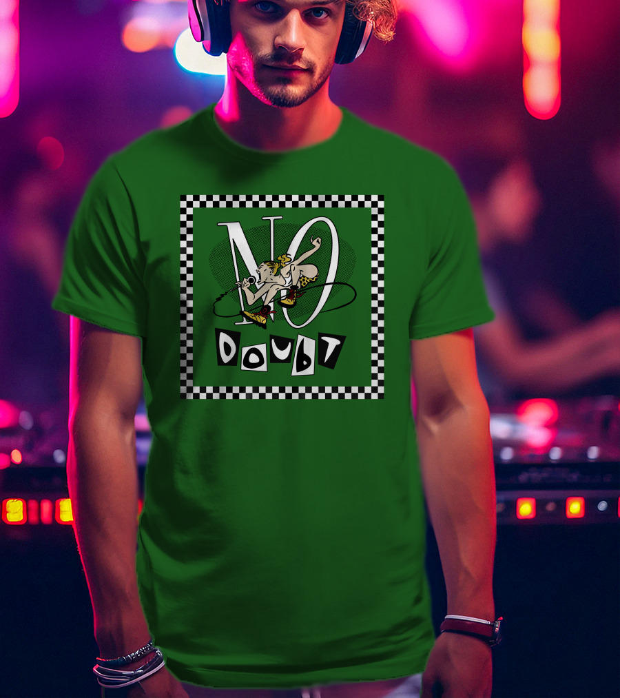 No Doubt Trapped In A Box Checkered T-Shirt