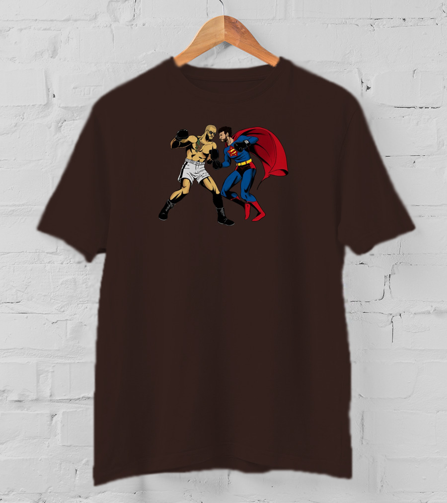 Adin Vs. Top Cartoon Boxer Superhero Confrontation T-Shirt