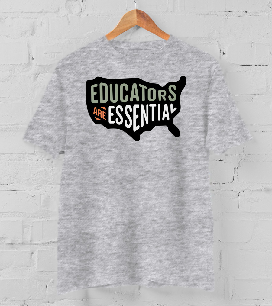 Educators Are Essential USA Map T-Shirt