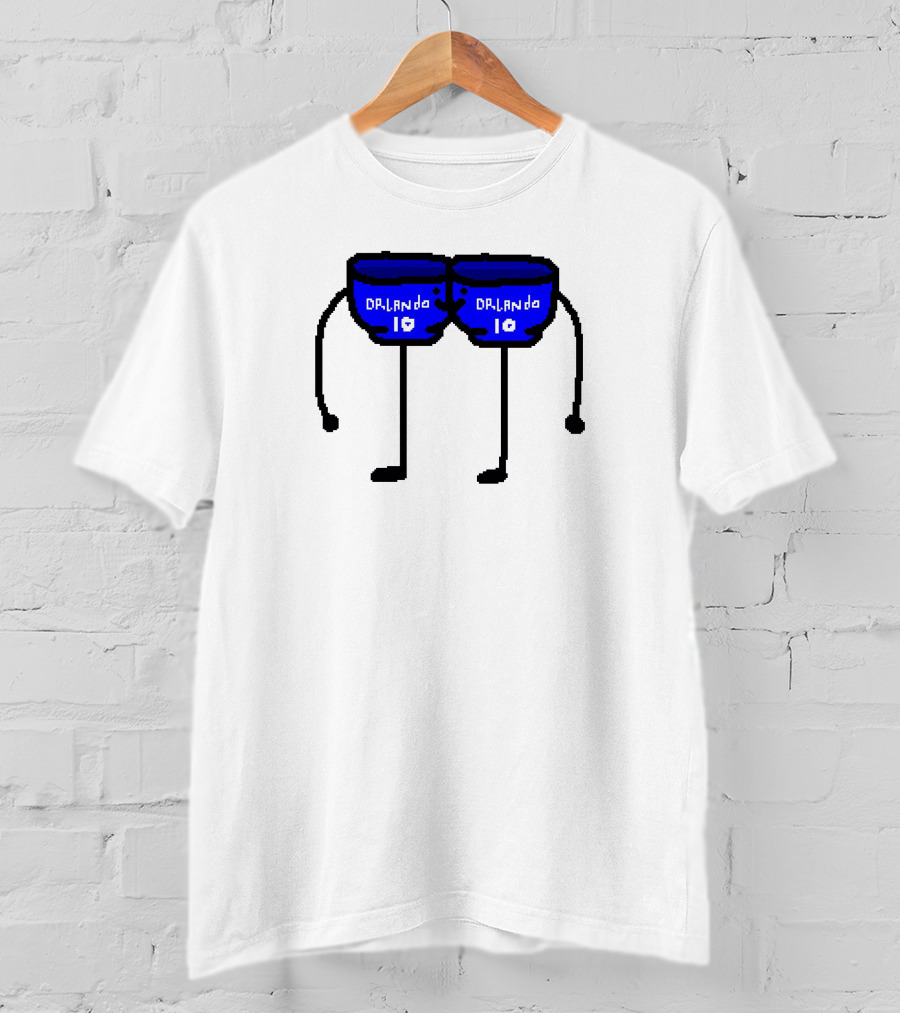 Bowl Bow Orlando Blue Cartoon Figure 10 DRlanda T-Shirt