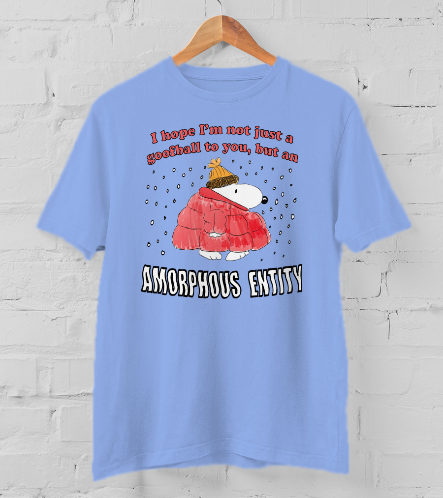 I Hope I'm Not Just A Goofball To You But An Amorphous Entity In Winter Wear T-Shirt