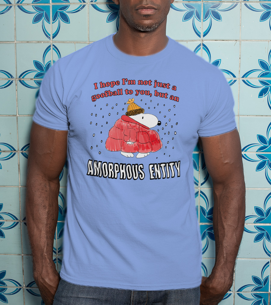 I Hope I'm Not Just A Goofball To You But An Amorphous Entity In Winter Wear T-Shirt