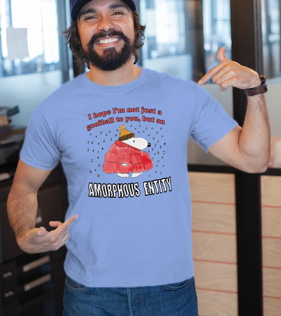 I Hope I'm Not Just A Goofball To You But An Amorphous Entity In Winter Wear T-Shirt