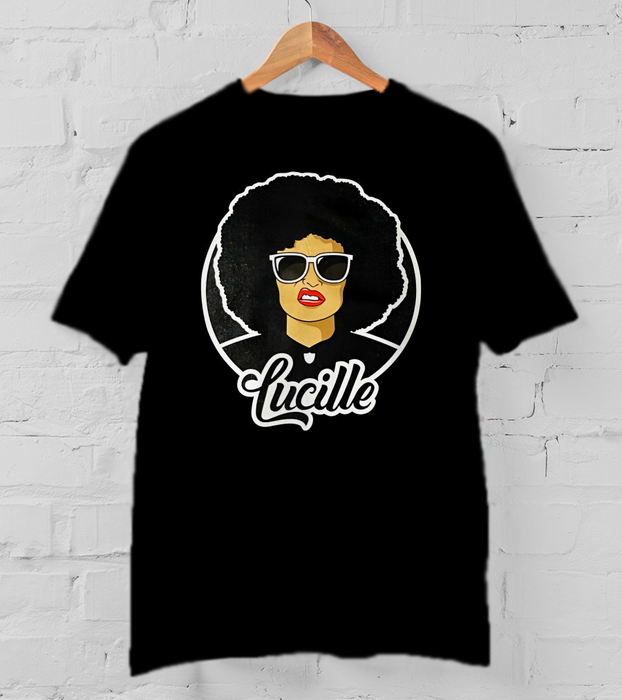 Lucille Retro Afro Sunglasses Iconic Style Lucille 2.0 T-Shirt