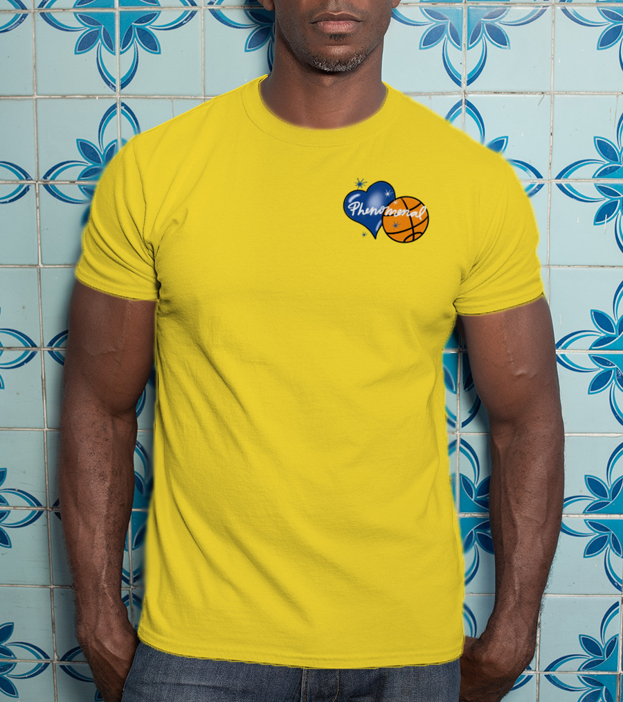 Phenomenal Warriors Shop Basketball Heart T-Shirt