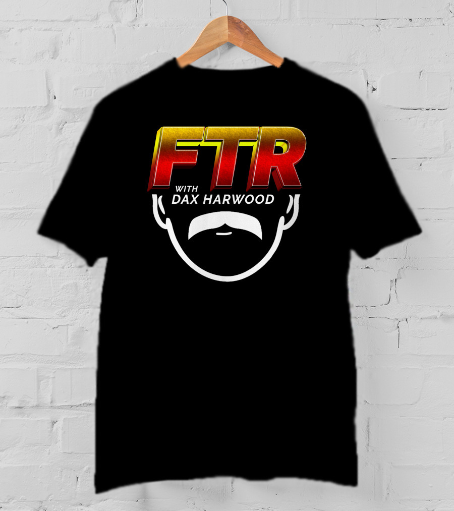 FTR With Dax Harwood Mustache T-Shirt