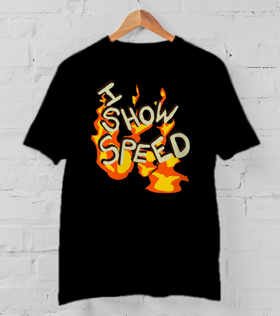 I Show Speed Fire Flames Bro T-Shirt
