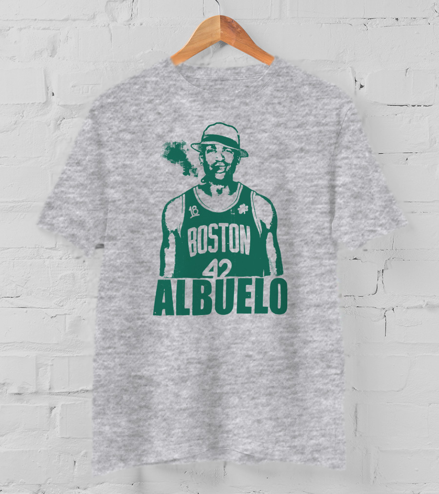 Boston 42 Albuelo Smoking Basketball Jersey T-Shirt