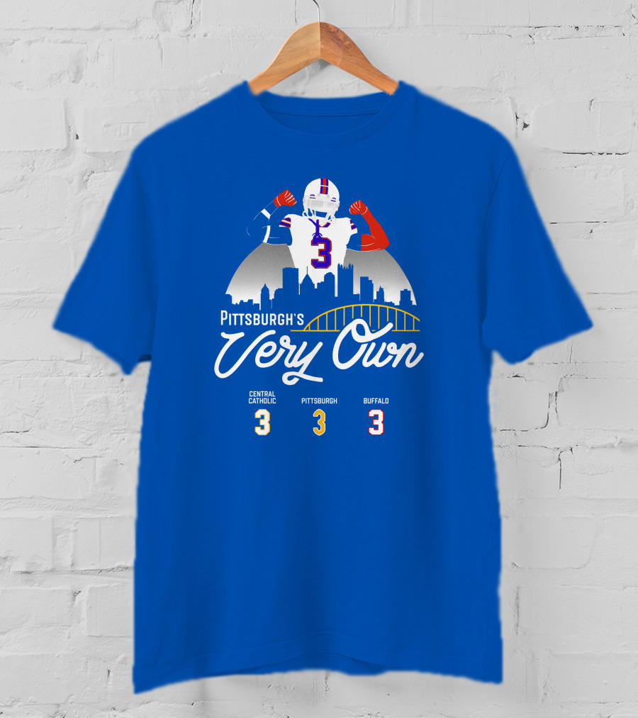 Pittsburgh's Very Own Central Catholic Pittsburgh Buffalo 3 T-Shirt
