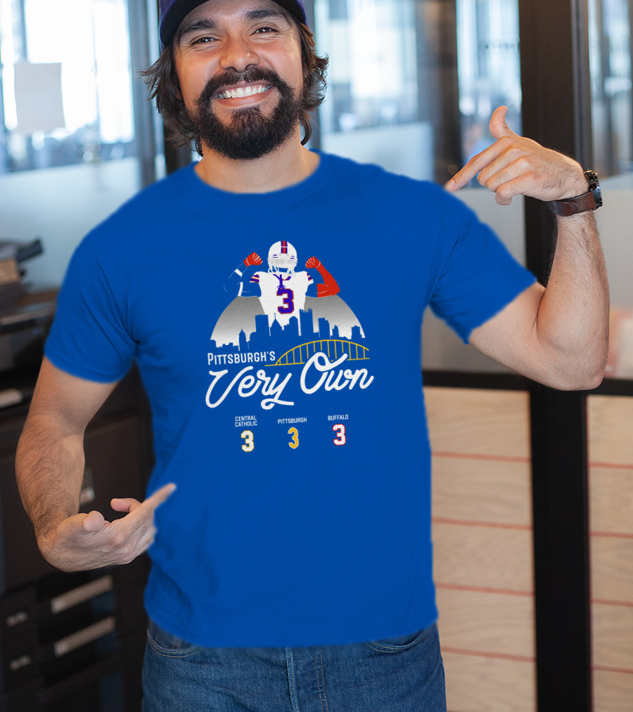 Pittsburgh's Very Own Central Catholic Pittsburgh Buffalo 3 T-Shirt