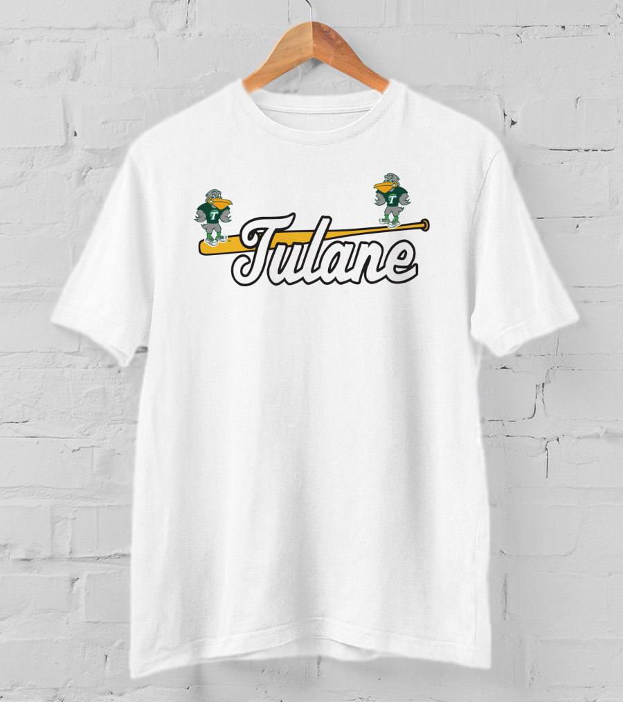 Tulane National Bird Day Green Wave Duck Mascot T-Shirt