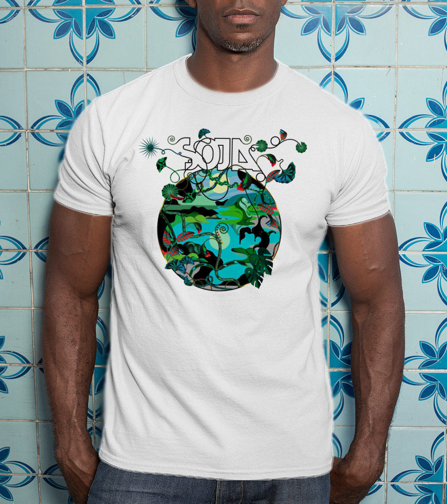 SOJA Earthy Jungle Nature Design Soja Gear T-Shirt