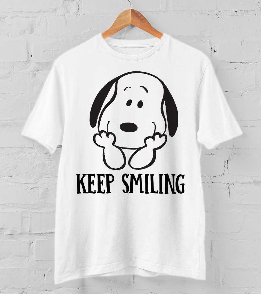 Keep Smiling Snoopy Peanuts T-Shirt