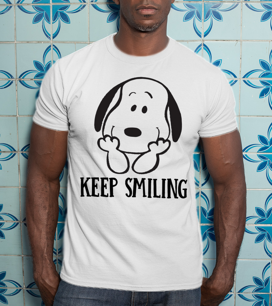 Keep Smiling Snoopy Peanuts T-Shirt