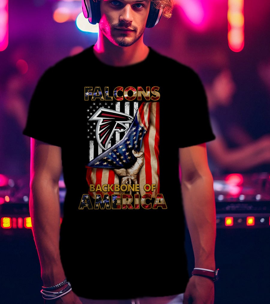 Falcons Backbone Of America T-Shirt