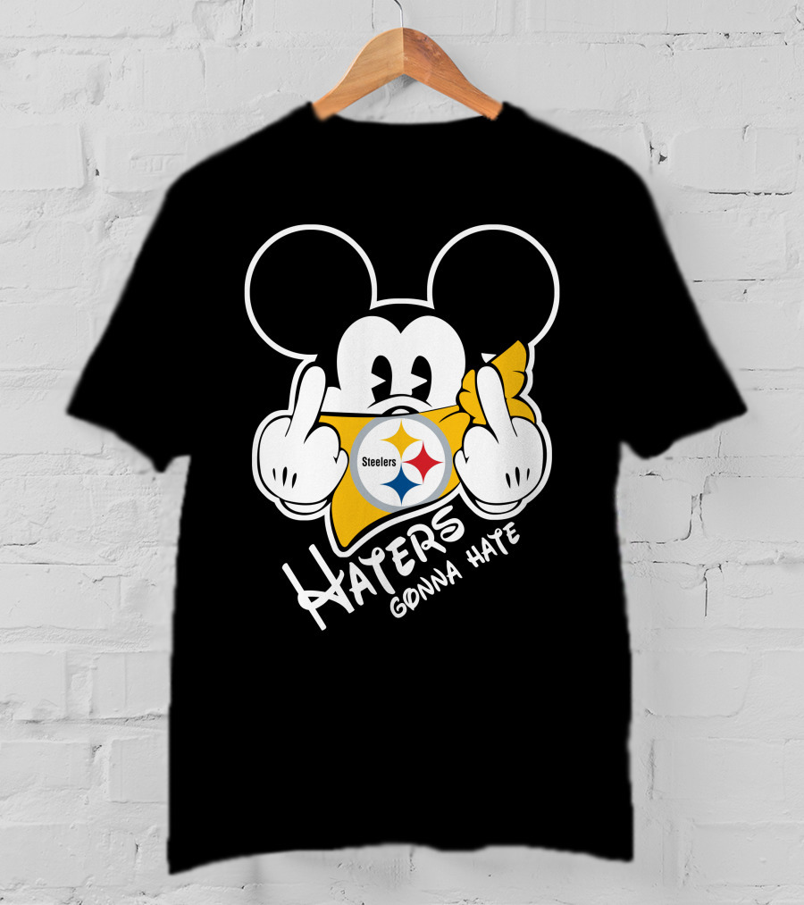 Haters Gonna Hate Mickey Mouse Steelers T-Shirt