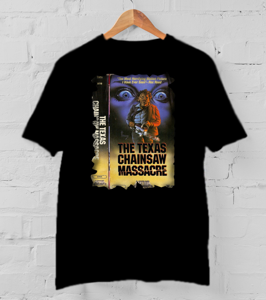 The Texas Chainsaw Massacre Most Horrifying Motion Picture Rex Reed T-Shirt