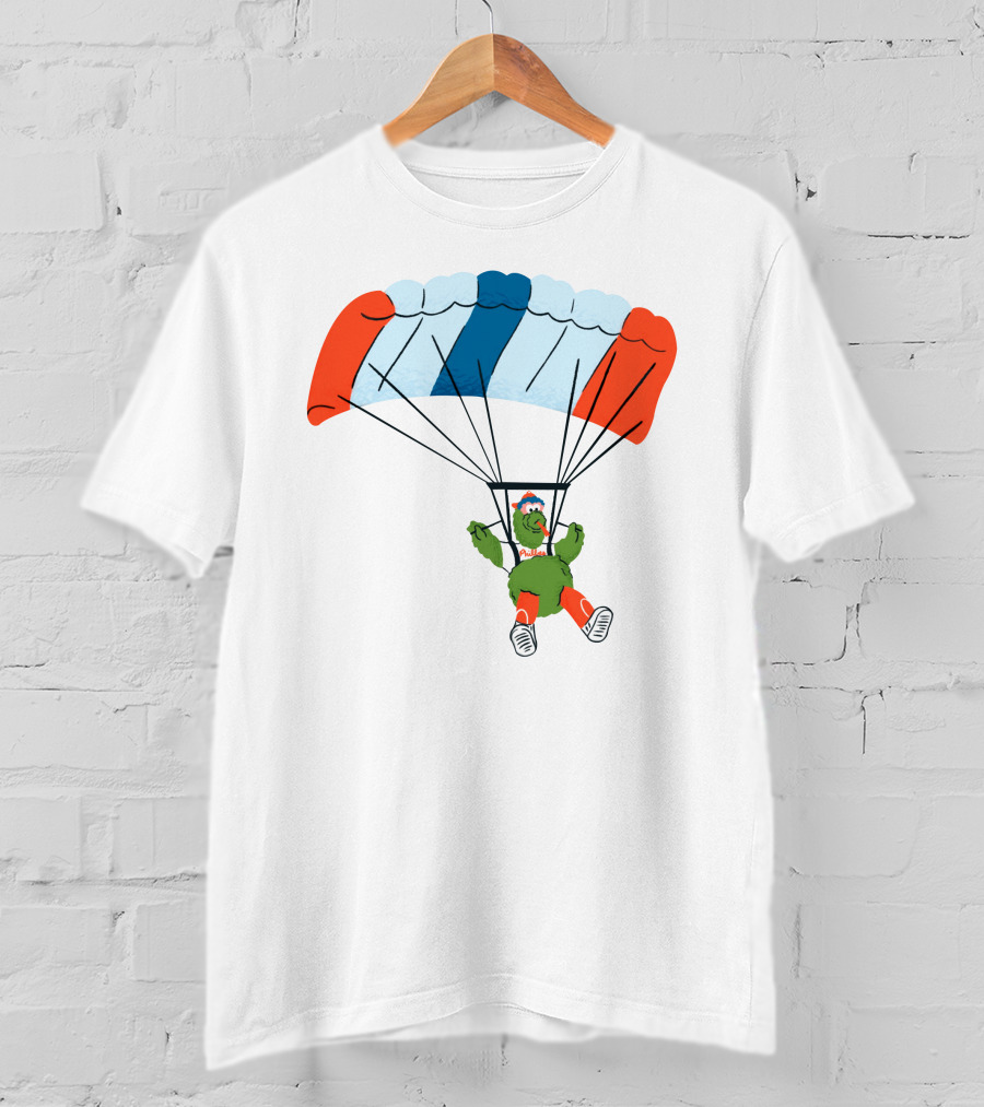 Baseballin Parachuting Mascot On Our Way To A 162-0 Season T-Shirt