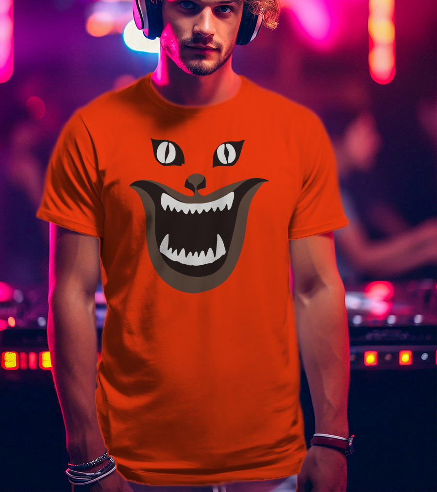 Criterion Channel The Criterion House Horror Cat Face Criterion Merch T-Shirt